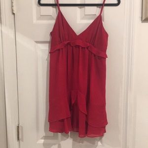 Coral BCBG cocktail dress